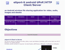 Tablet Screenshot of export-it.org